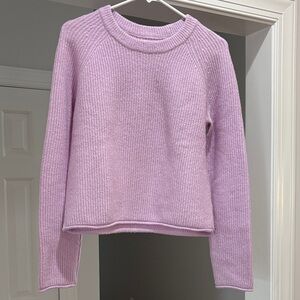 Graham Spencer Velvet Gigi Purple Sweater - XS